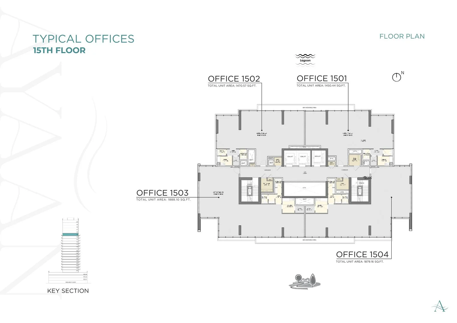 Typical Offices 15th Floor Floor Plan